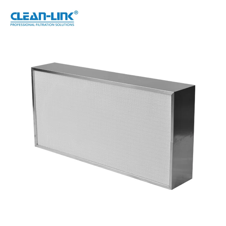 H13 H14 610x610x69 mini pleated air cleaner portable panel air filter HEPA filter
