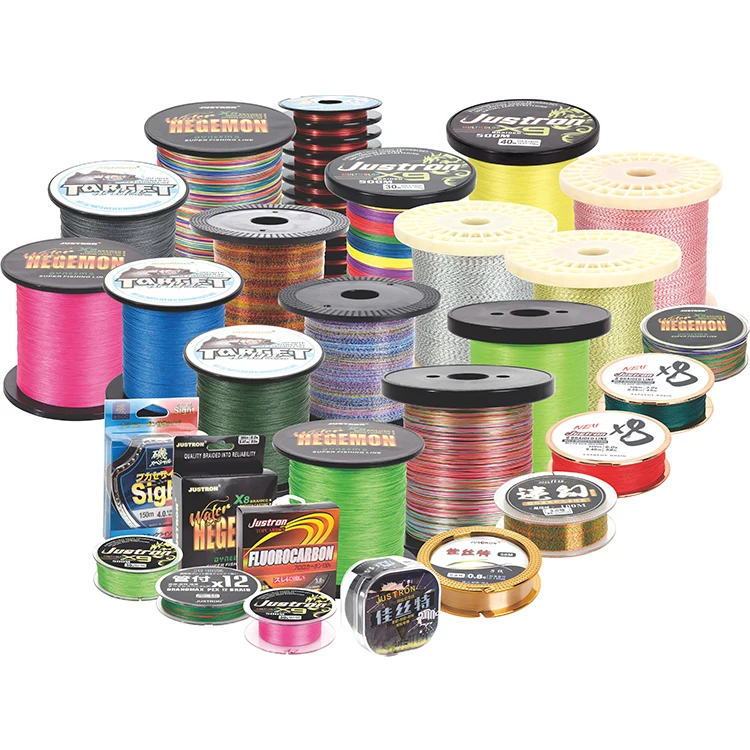 Justron fishing line original x8 braind Connected spool japan floating fishing  line