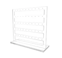 Clear Acrylic  Earring Ring Stand Counter top Display For Sale