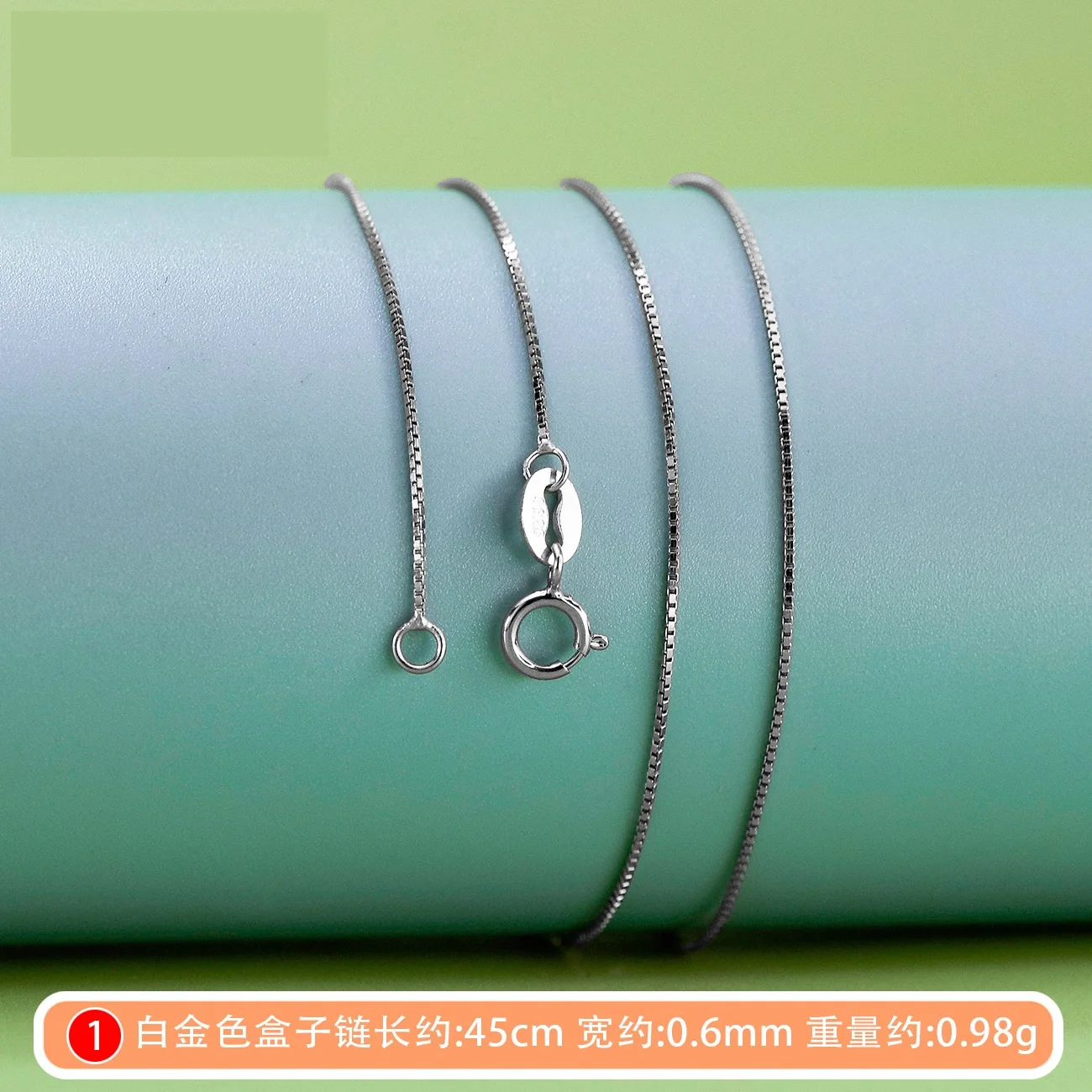 different types 925 sterling silver chains wholesale such as foxtail gold chain and gold box chain