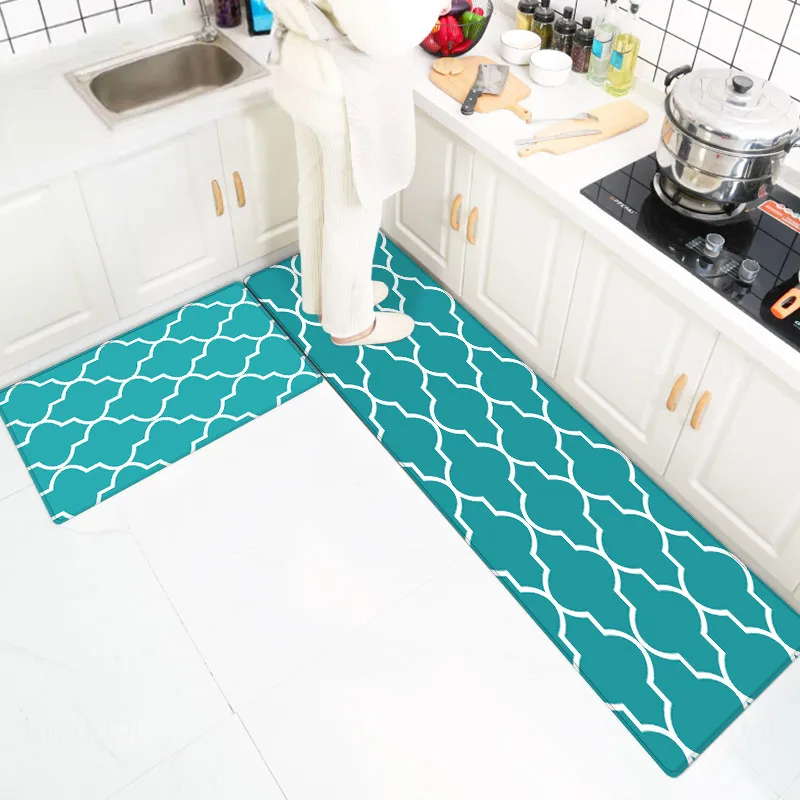 Thick Luxury Black Soft Waterproof Standing Mat Anti Fatigue Floor Carpet Rug Kitchen Set