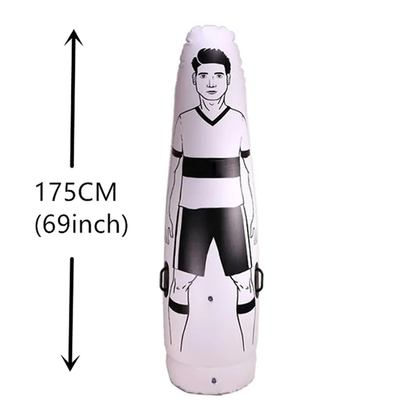 Hot Selling High Quality Portable Soccer Defender Training  Inflatable Soccer Dummy Mannequin 1.75 m  Height