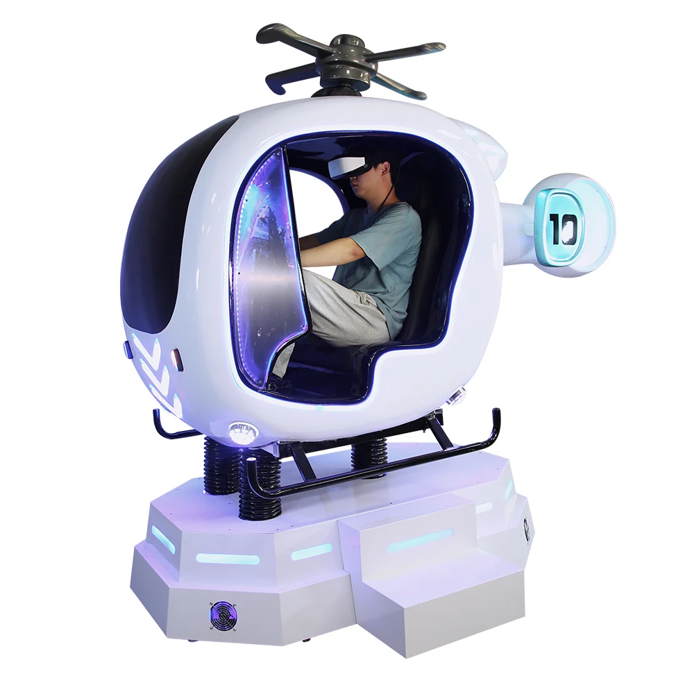YHY Vr Flight Helicopter Simulator Machine 9d Vr Plane Games For Children / Kids vr flight