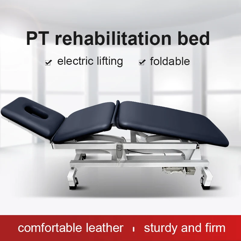 Spa furniture electric therapeutic chiropractic massage bed physiotherapy table