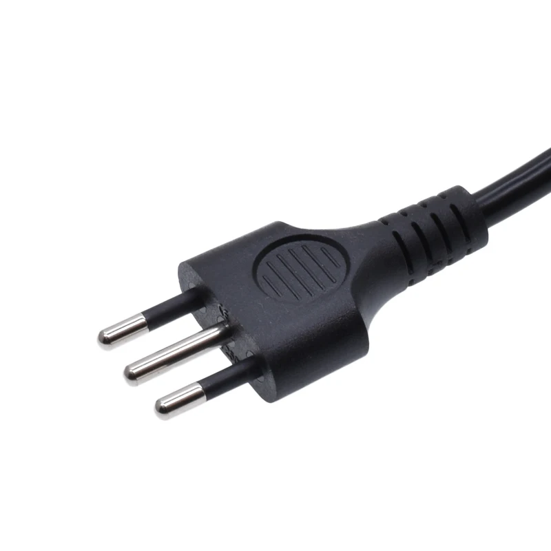 Italy to C13 Power Cable Type-L Round 3 Pins Power Cord Full Copper 1.5M 3*0.75mm square For PDU UPS Computer Laptop TV Host