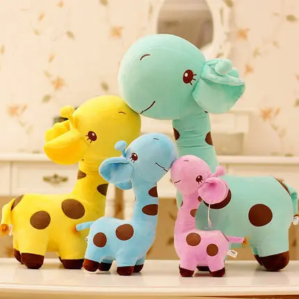 18 cm Colorful Plush Giraffe Soft Toy Animal Doll Baby Kid Child Birthday Cute Gift