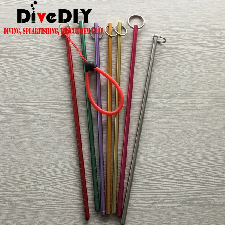 Aluminium  pointer for scuba diver knock on tank and tickle stick lobster