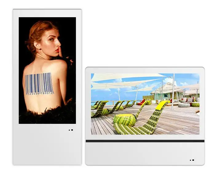 15.6 inch elevator super slim LCD advertisement poster player monitor with wall mounted with wireless 4G WIFI network function