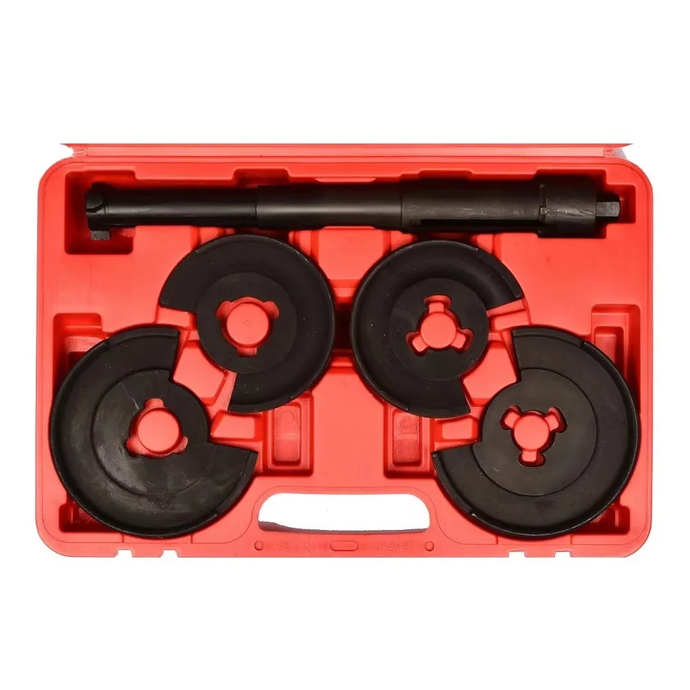 5pcs Coil Spring Compressor Telescopic Repair Tool Kit For Mercedes Springs Tensioner W201 W203 W124 W126