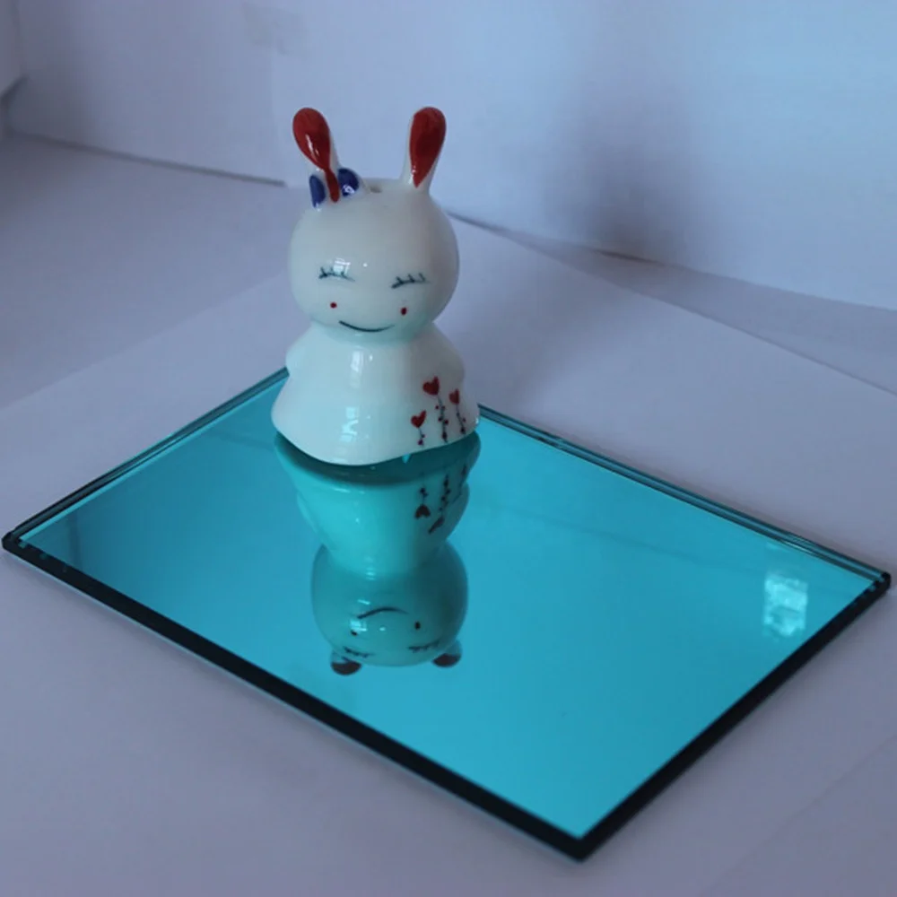 hot sale customized size ocean blue mirror for hotel guest room