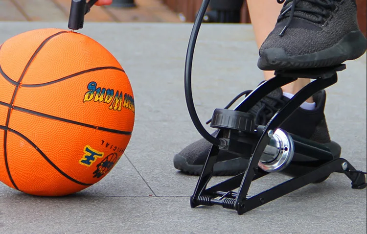 High Pressure Foot Pedal Bicycle Air Pump Single Double Cylinder Car Tyre Inflator MTB Road Bike Mini Pump for Xiaomi Scooter