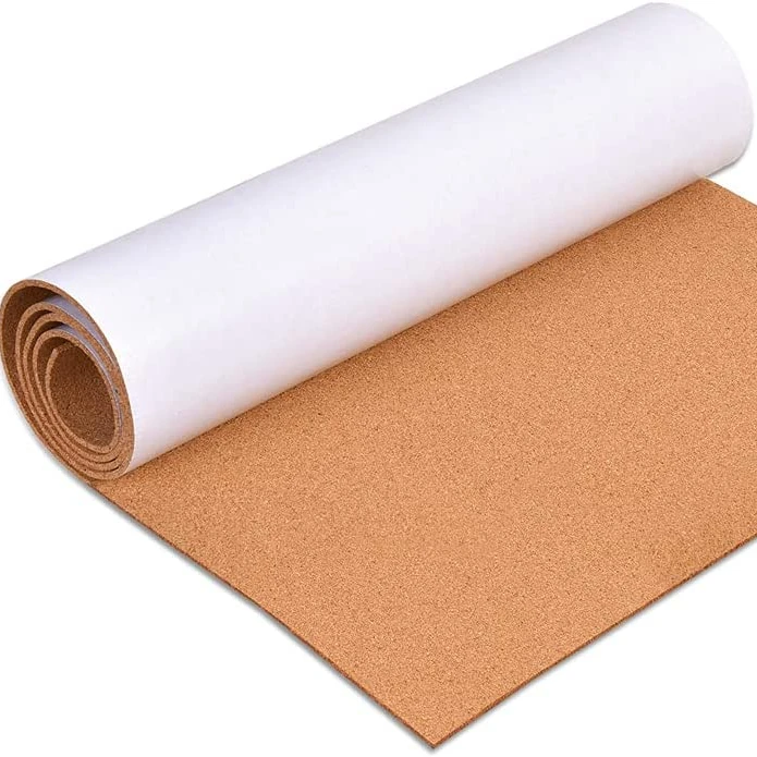 1 мм толстый клейкий пробковый рулон изоляционный для подставок доски объявлений дверных знаков и пола Настенный декор
