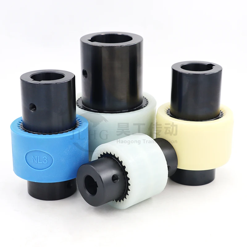 Gear Coupling Nylon Sleeve 45 Steel pump oil Motor/Pump sleeve convenient disassembly coupling Cog Wheel
