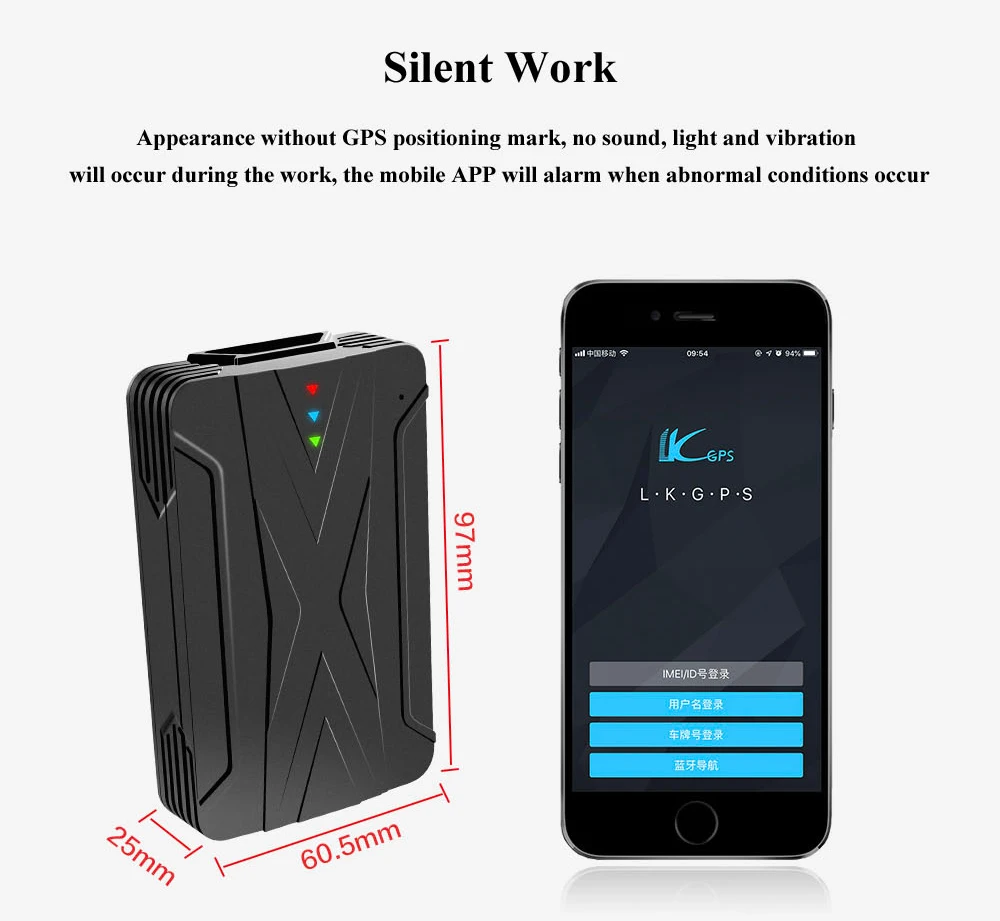 4G sim card tracker programmable gps tracker with api and with wireless charge for car/vehicles