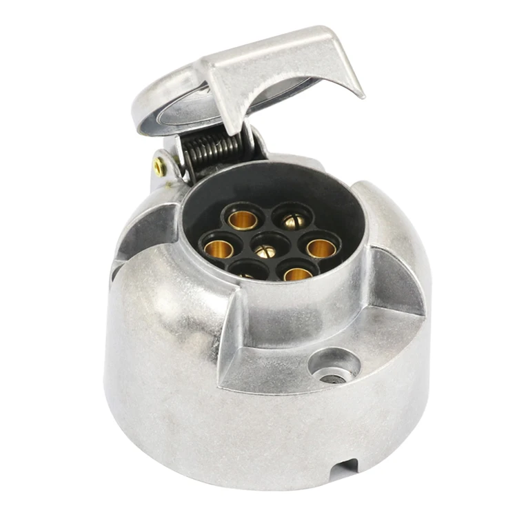 trailer tow parts 7 Pin aluminium Socket for trailer