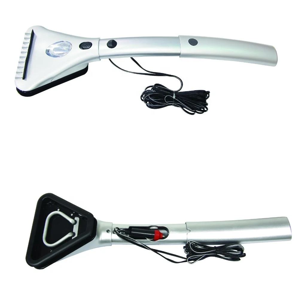 12 В Автомобильный Электрический скребок для льда с подогревом для удаления снега на лобовом стекле