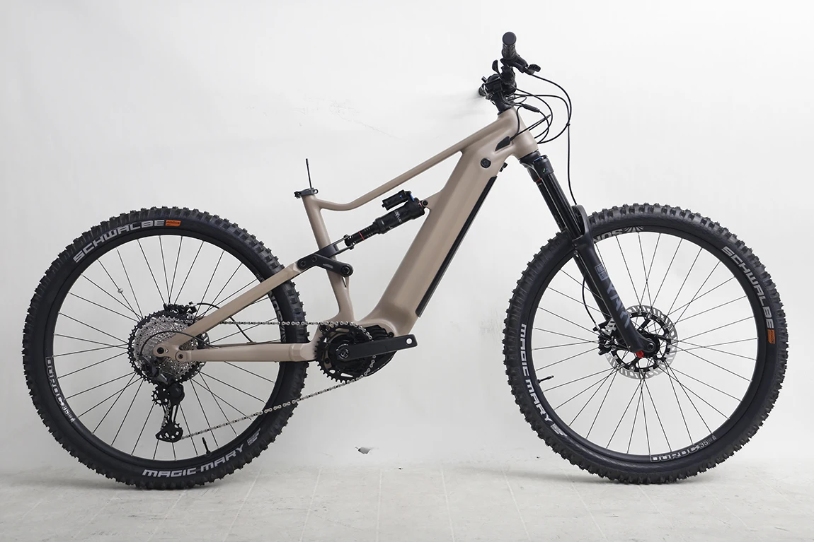 2022 Новый 500 Вт Средний привод MTB 11 скоростей полный Подвесной Электрический горный велосипед 27 5/29 дюймов с мягким хвостом