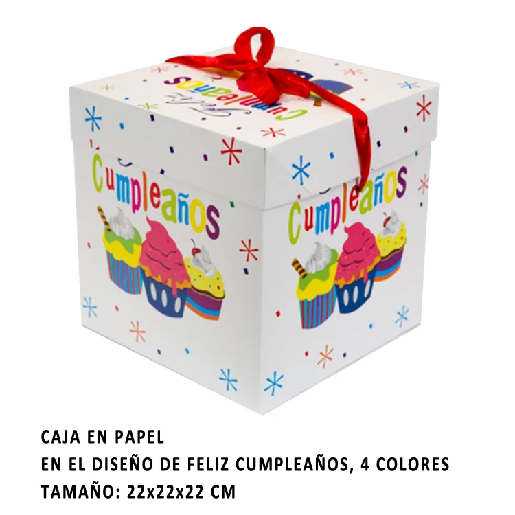 Wholesale birthday party three-dimensional practical gift box surprise internet celebrity birthday gift packaging empty box