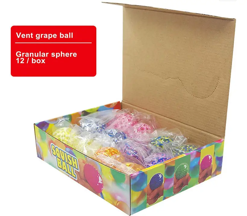 10cm Colorful DNA Stress Ball Anti-stress Ball Fidget Toys For Kids Adults Playing