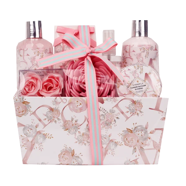 perfume spa gift basket vegan organic bath sets bath gift sets spa toiletries gift set