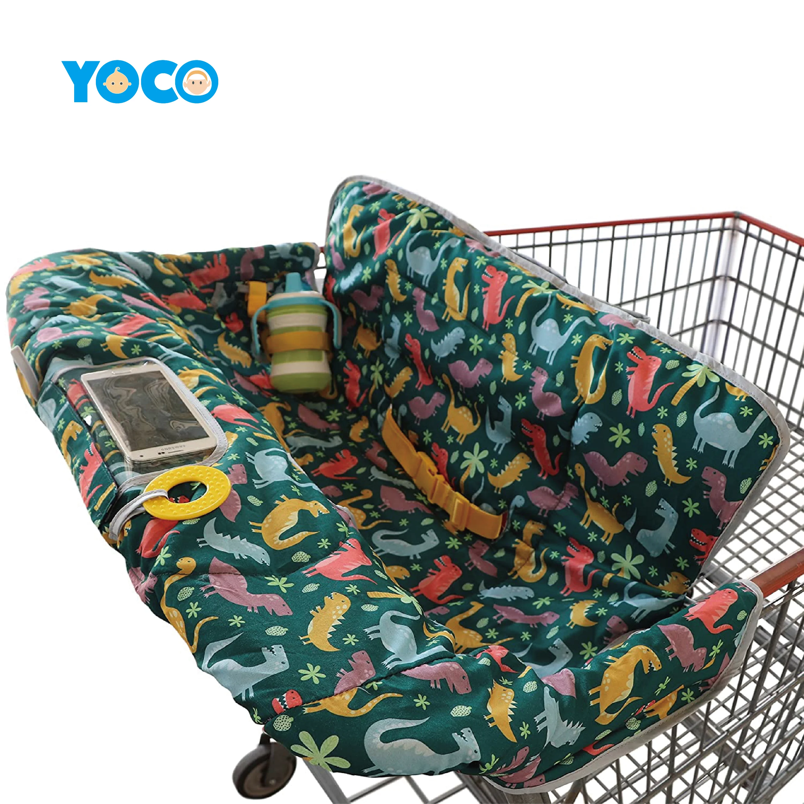 Супер September Удобный универсальный размер картонный узор корзина чехол для малыша 2 в 1 высокий стул крышка для детей