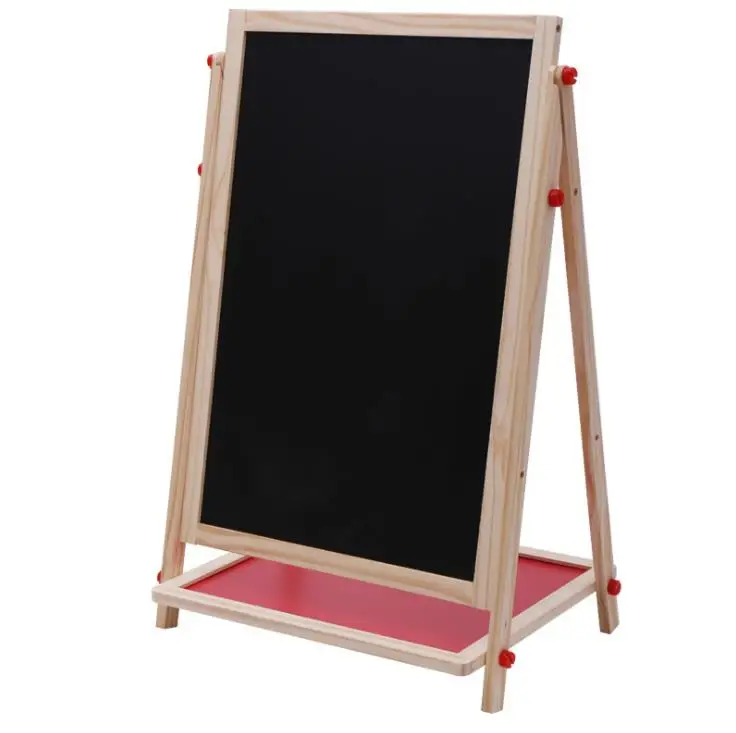 Adjustable Chalk Drawing Blackboard Standing Art Easel Dry-Erase Board