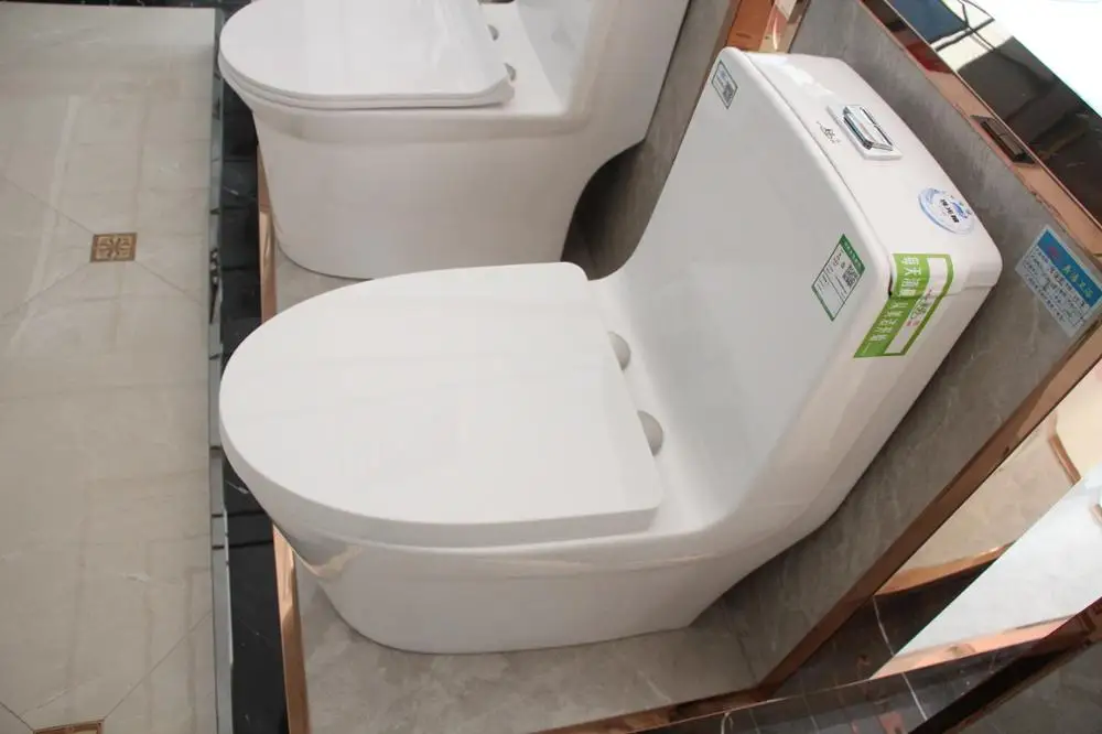 
Fast flush toilet dual button siphon vortex with silence cover for home 