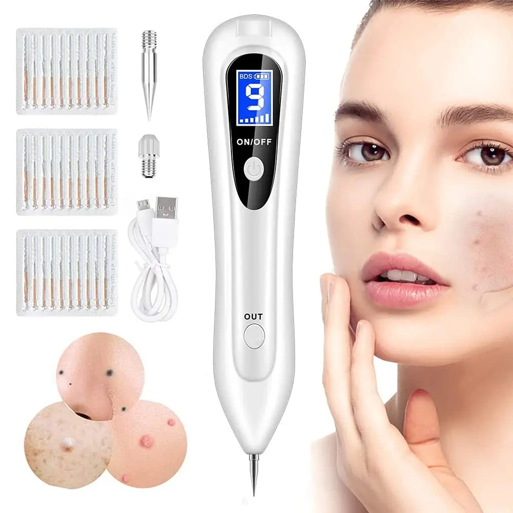 Portable Skin care home usage Skin spot mole removal Mole removal pen with Multiple Needles