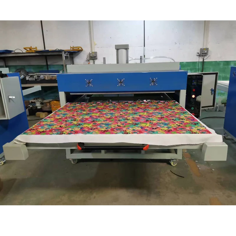 large format heat press machine automatic 100x120cm large format sublimation heat press machine for sublimation heat transfer