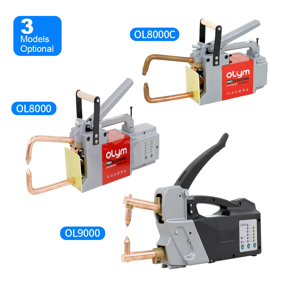 Handheld double sided resistance spot welder metal spot welding machine