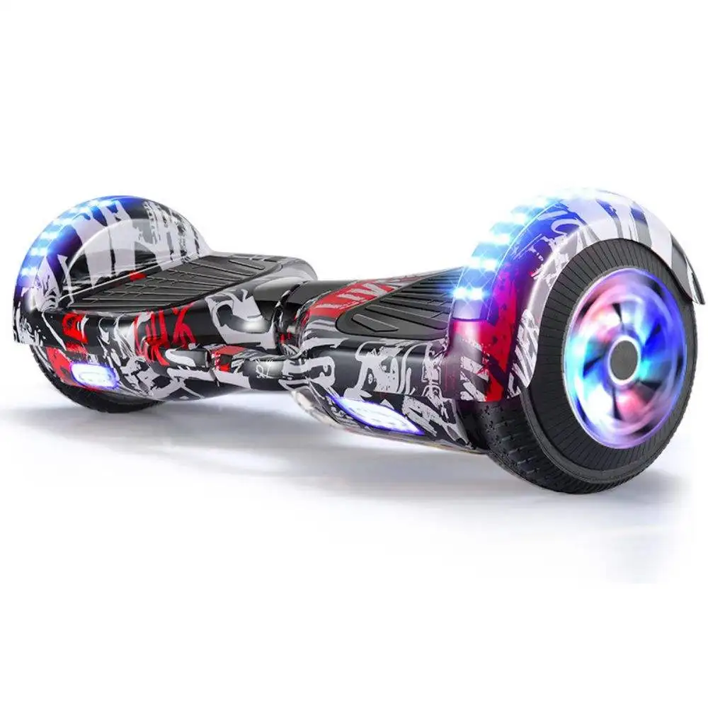 Wholesale Cheap Led Lights Electric Scooter 6.5inch Self Balance Board Scooter For Christmas Gifts Kids Self Balancing Scooter