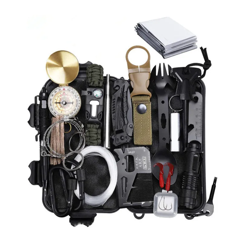 Emergency Survival Kit Camping Hiking Adventure Tool Outdoor Survival Gear Survival Kit