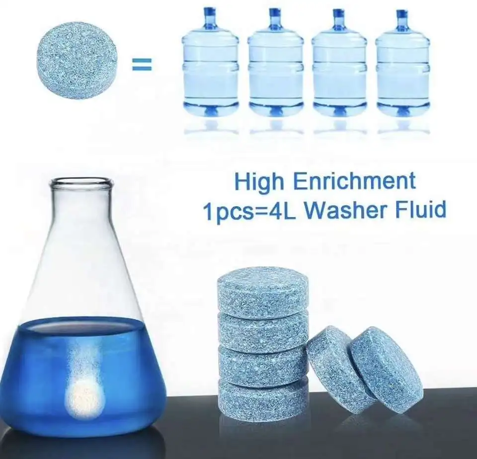 Hot Selling Solid Cleaner Effervescent Tablets Glass Cleaning Effervescent Tablets Car Window Windshield Glass Cleaner