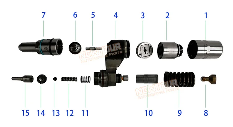 automotive parts accessories 1112100-E06 Diesel Common Rail Fuel Injector fuel injection nozzle for Great Wall Hover