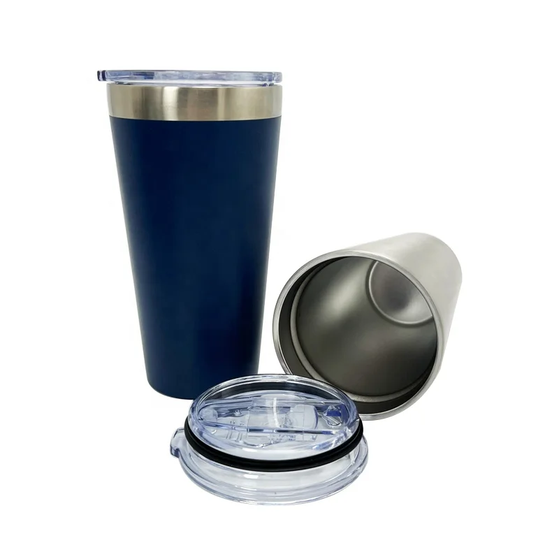 Wholesale OEM personalized eco friendly engraved 16oz stainless steel vacuum insulated cold drink tumbler cup