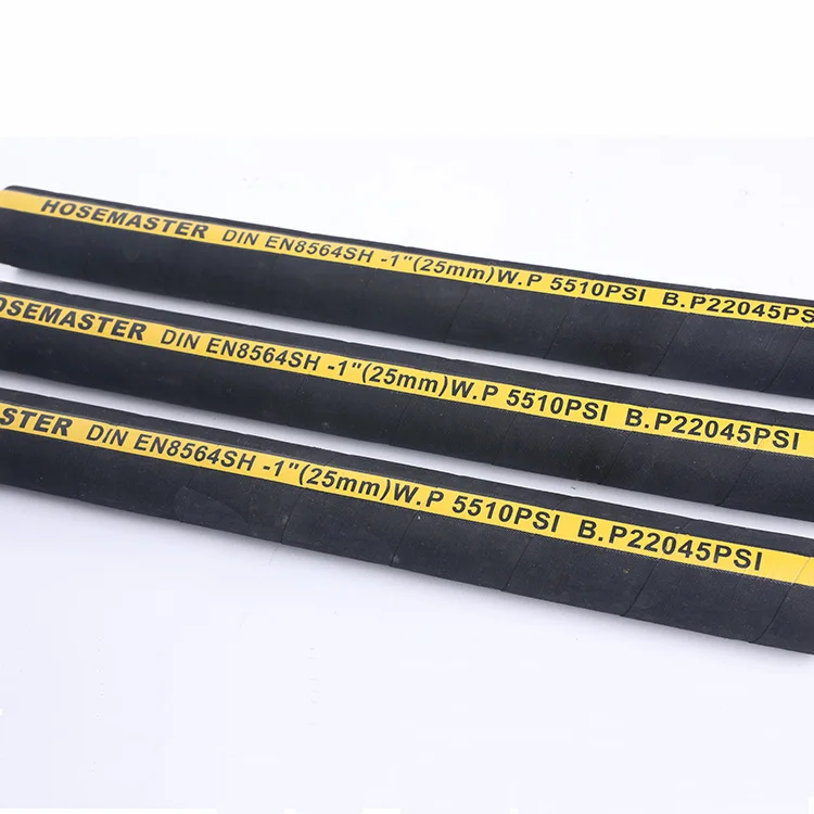 high pressure 304 steel wire spiraled rubber hose 4layer in very competitive price/good quality silicone rubber hose