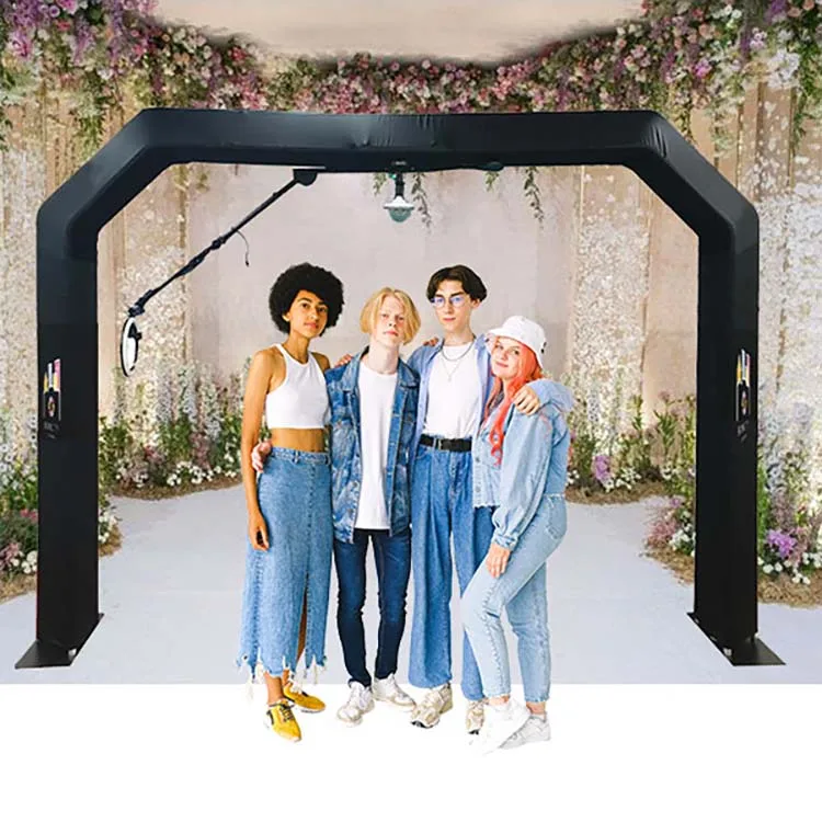 Wholesale Customized 6-People Overhead 360 Photo Booth Wedding Party Sky Top Spinner Cameras Smartphones Product Number Required