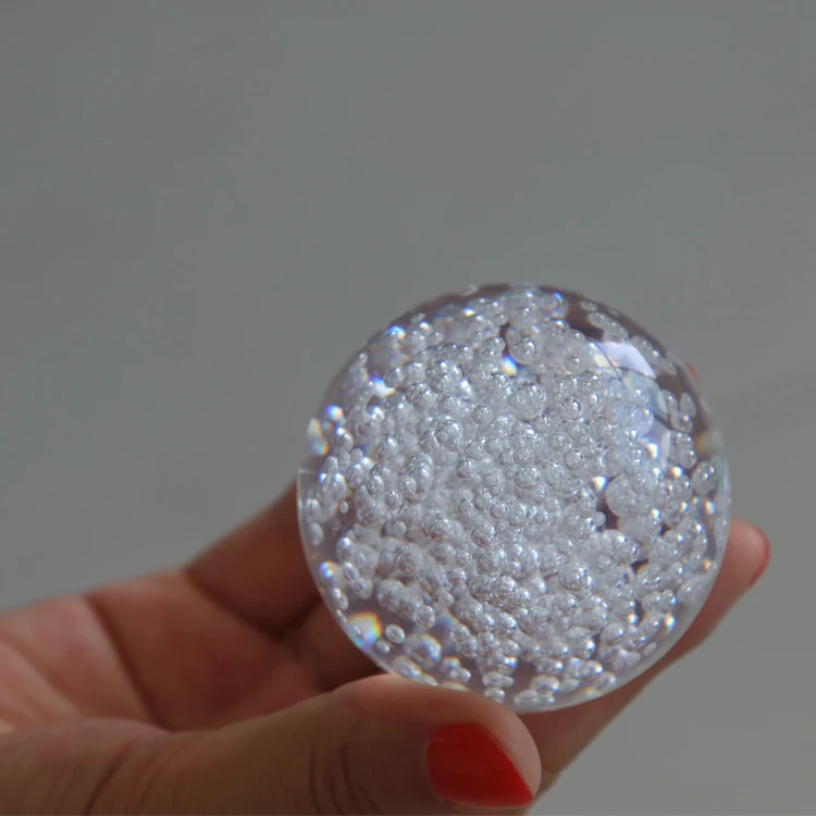 Clear Acrylic Bubble Ball Crystal Resin Decor Ball for Wedding Party Mothers Day Custom Acrylic Contact Juggling Ball