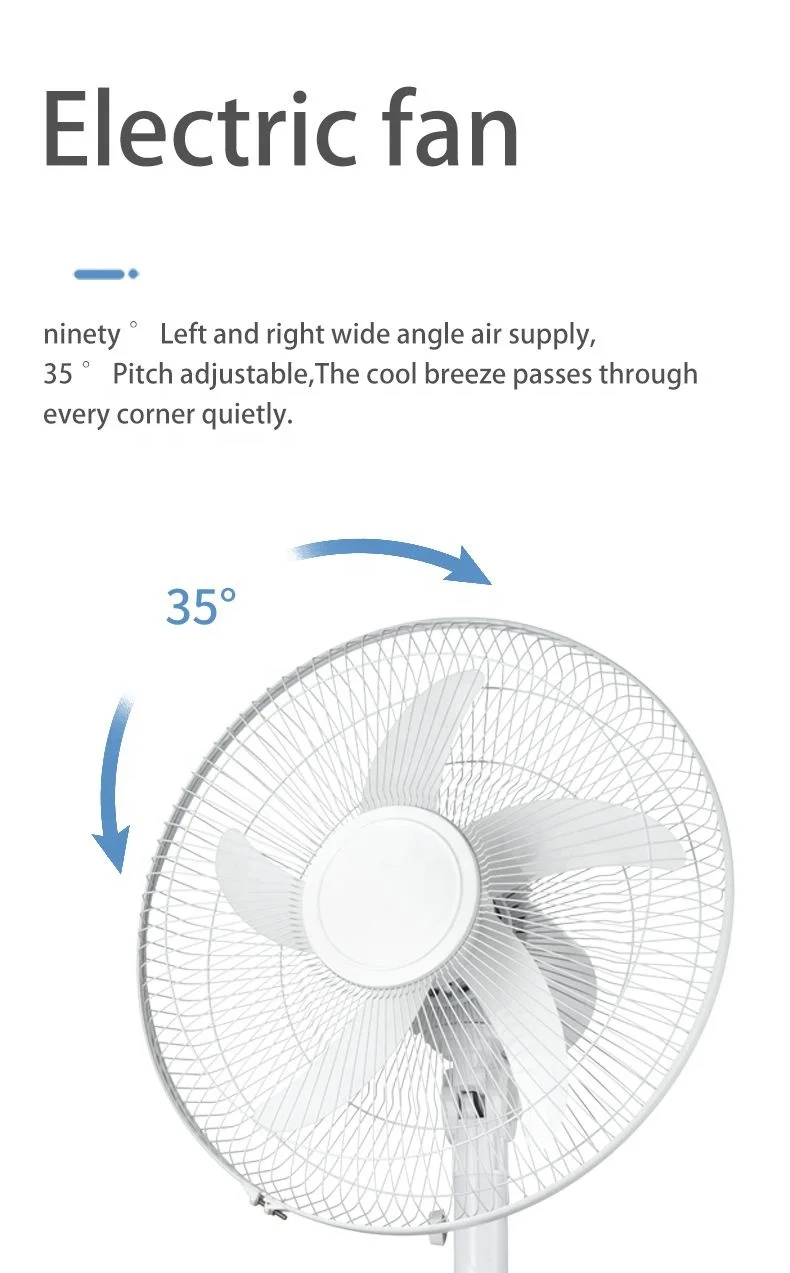 New hot summer slient PP blades 3 levels air flow pedestal fans standing home office baby room