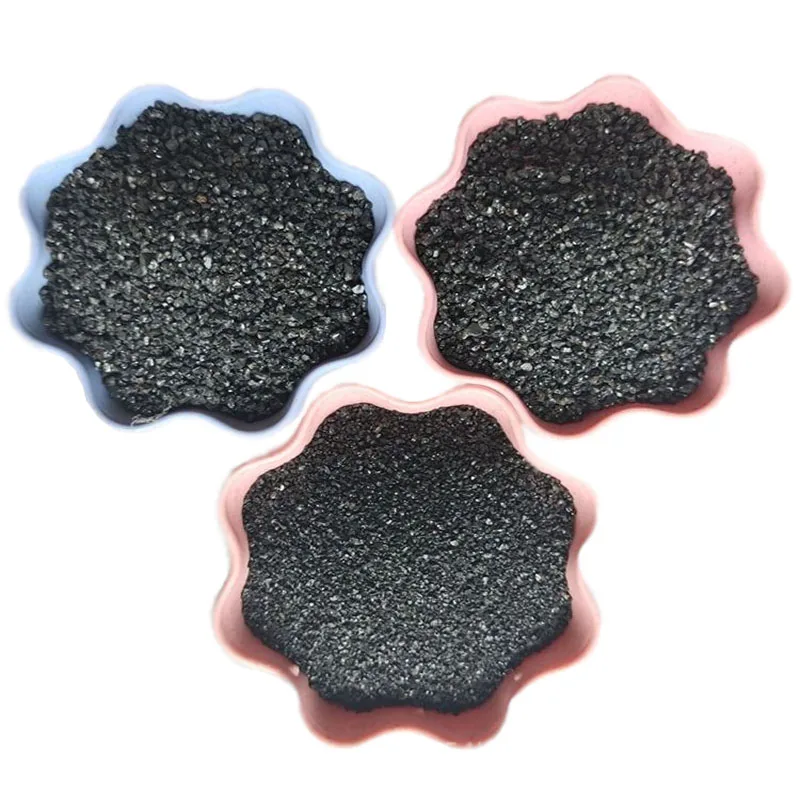 China exports 2024 new carborundum black 2-4 mm large particles indoor landscape fish tank filling
