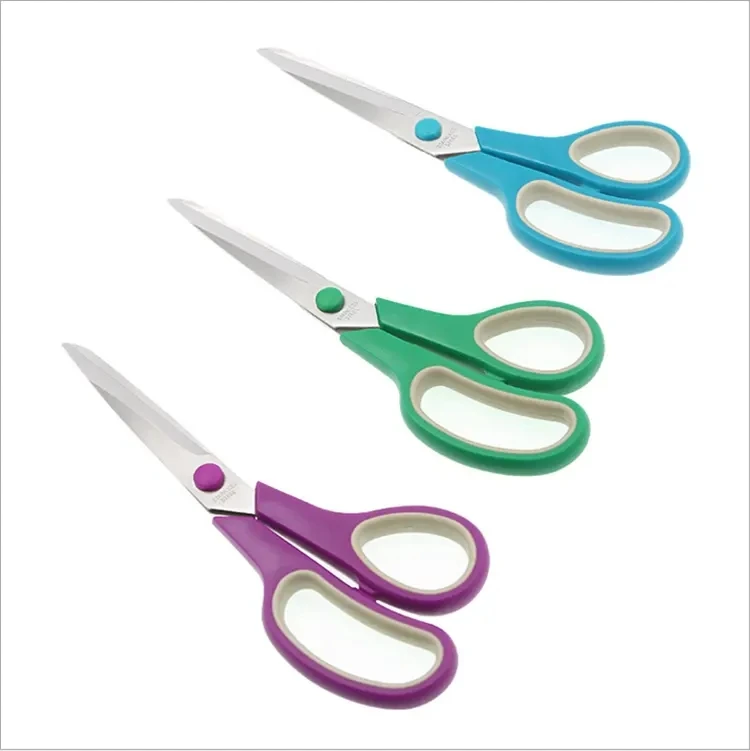 Customized Big Student Scissor 8.4 inch Safety Stainless Steel Scissors and Stationery Office Scissors for Home Office