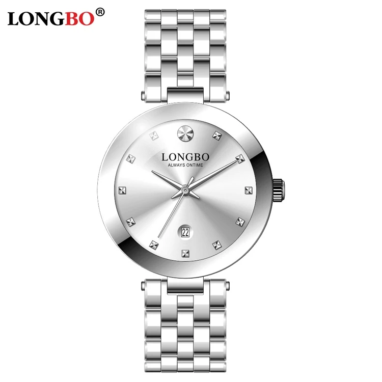 LONGBO 80582 Watch Couple Men Low Price Excel Quartz Men Watches Stainless Steel Strap