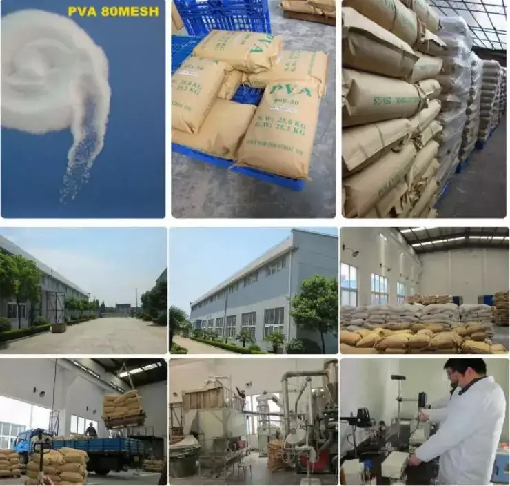 Polyvinyl Alcohol PVA PVOH PVAC Flakes ShuangXin2699 100-70