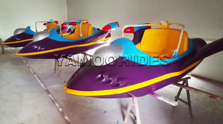Amusement Park Kids Rotary Airplane Swing Self-Control Plane Ride