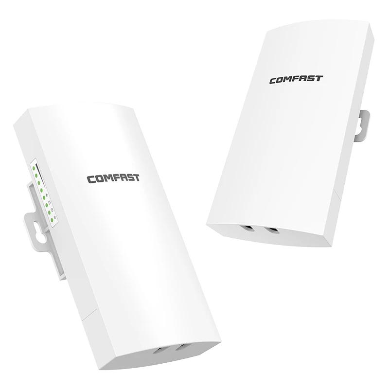 Comfast 2 4G беспроводной мост cpe Лифт мониторинг 300 Мбит/с 1 км Wi-Fi ap точка к точке наружного