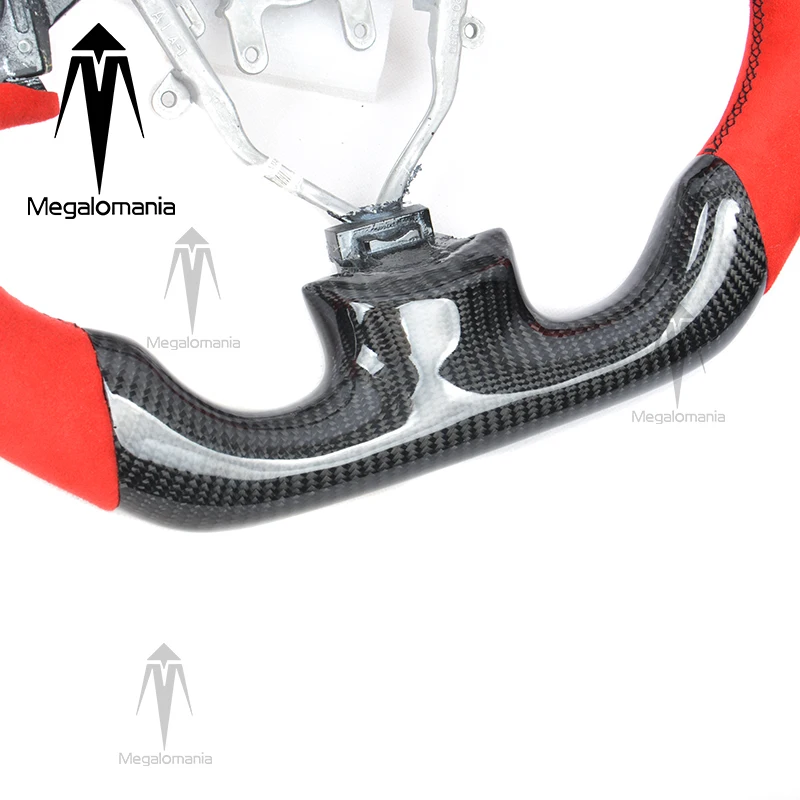 Fit For Subaru Legacy Outback Impreza Forester BRZ STI XV REX SVX WRX Hybrid Custom LED Carbon Fiber Steering Wheel