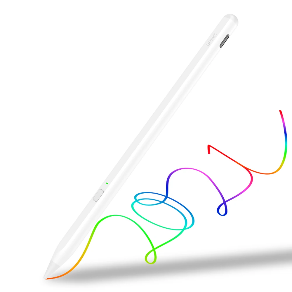 Universal custom logo aluminum metal high sensitive tablet capacitive active magnetic stylus touch pen