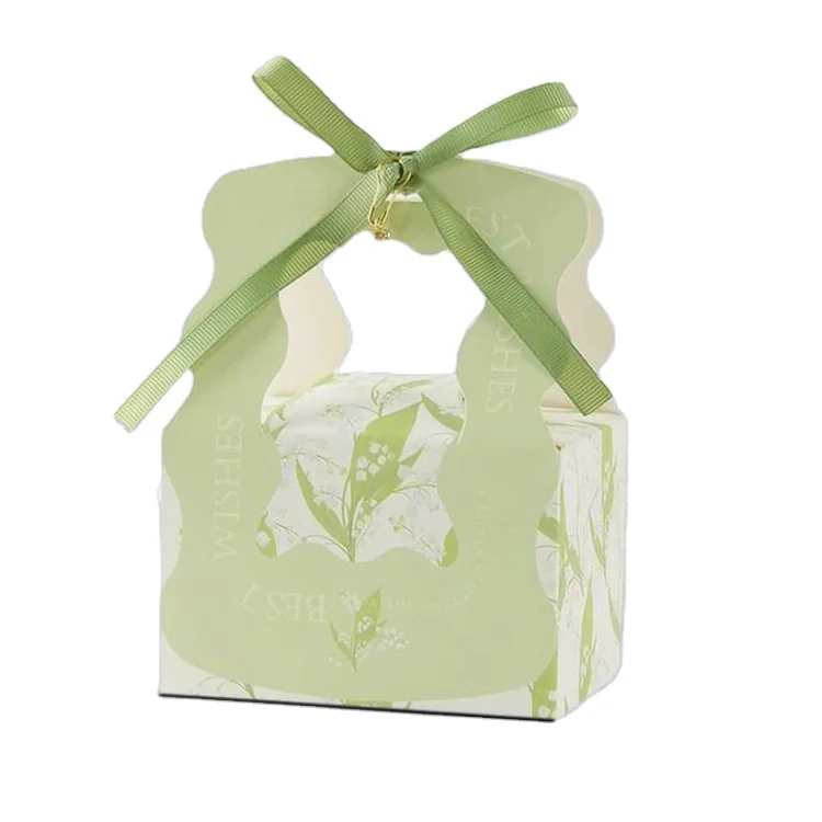 degradable Wedding Favor Party Packaging Box Elegant Candy Gift Box For Birthday Guest