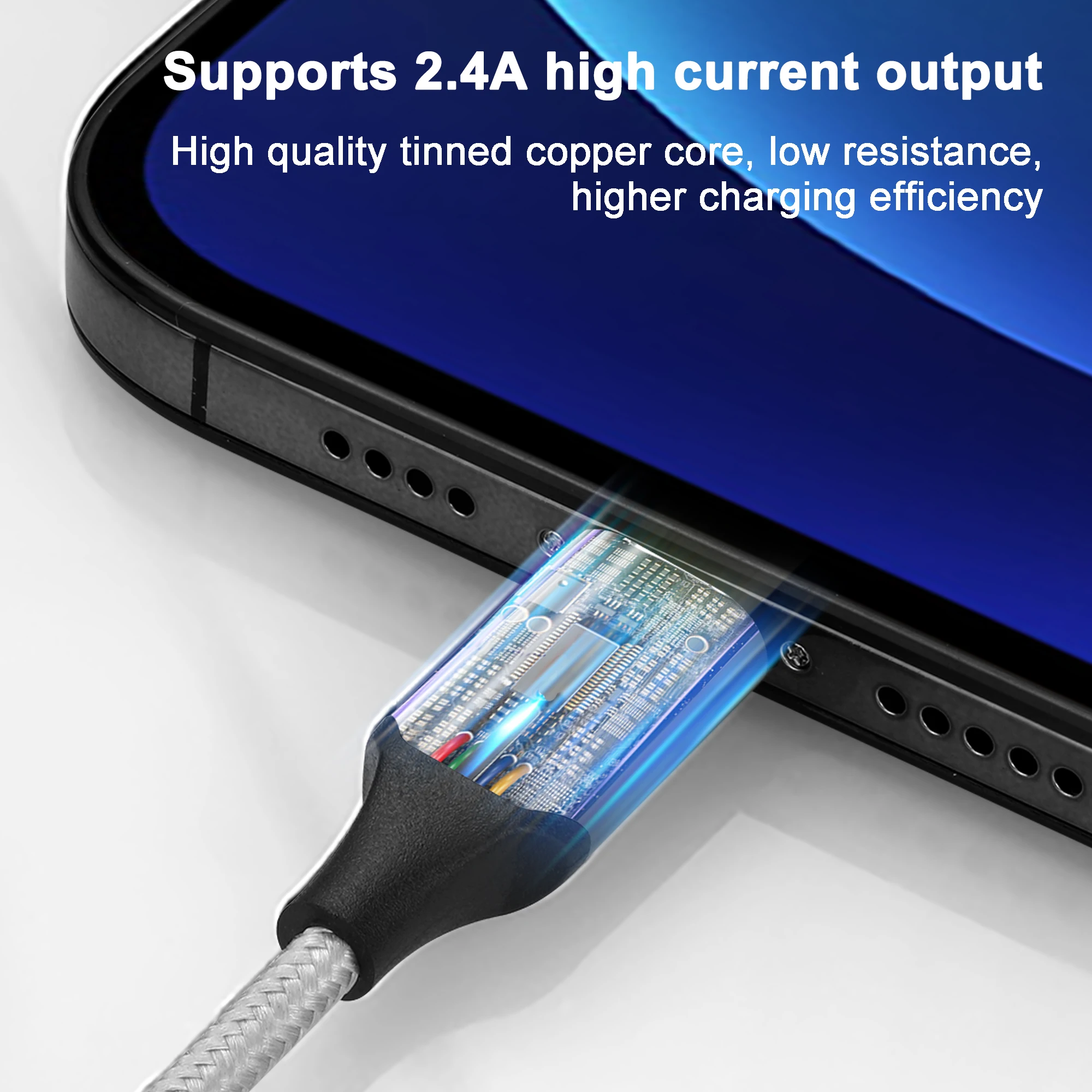 OEM 1 м 2 Сертифицированный MFI USB кабель для быстрой зарядки и передачи данных оригинальный C89 Плетеный зарядный iPhone Apple