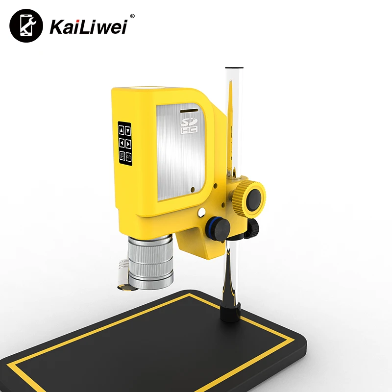 Kailiwei All In One 48MP HDMI-Compatible Digital big base dental Microscope prices camera Industrial Electronic Repair